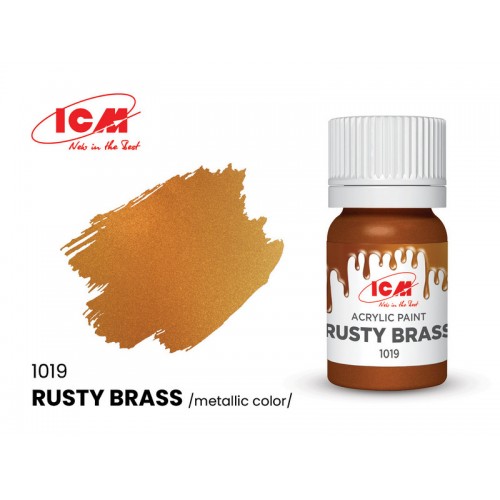 ICM Metallic Acrylic Color Rusty Brass 1019